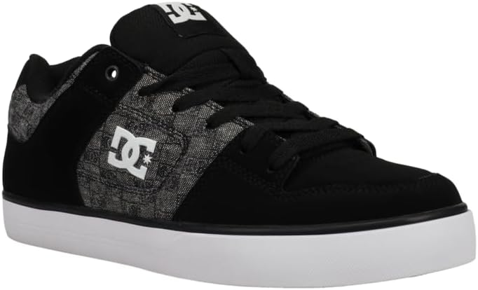 DC Shoes Herren Pure Sneaker 38.5 EU Black Monogram, 38.5 EU Black Monogram