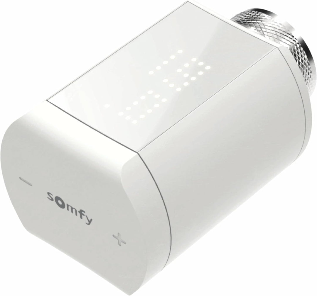 Somfy 1870508 - Heizkörper-Thermostat io | Zur automatischen Regelung der Temperatur von Warmwasserh