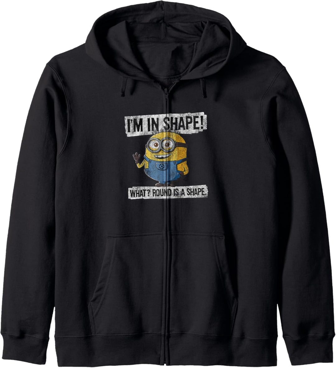 Despicable Me Minions Jerry In Shape Round Is A Shape Kapuzenjacke