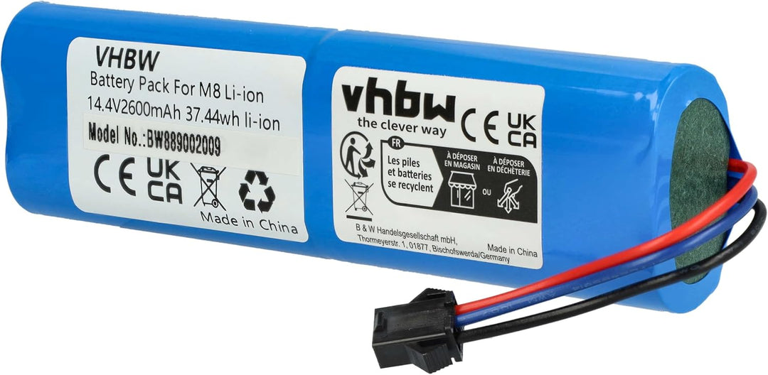 vhbw Akku kompatibel mit Viomi S9