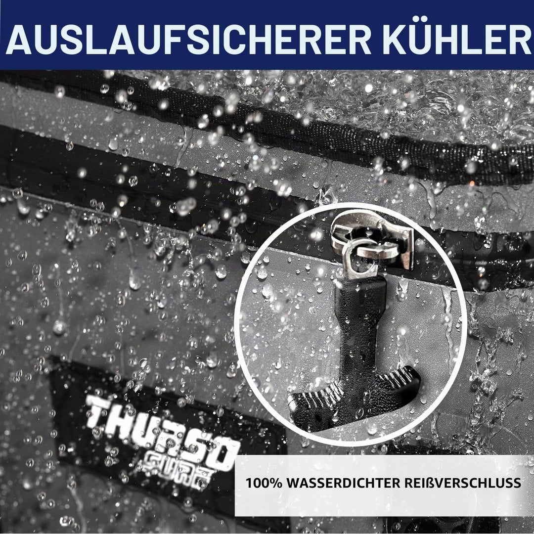 Thurso Surf Soft-Kühltasche für 24 Dosen, tragbare Eiskühltasche, 48 Stunden Isolierung, auslaufsich
