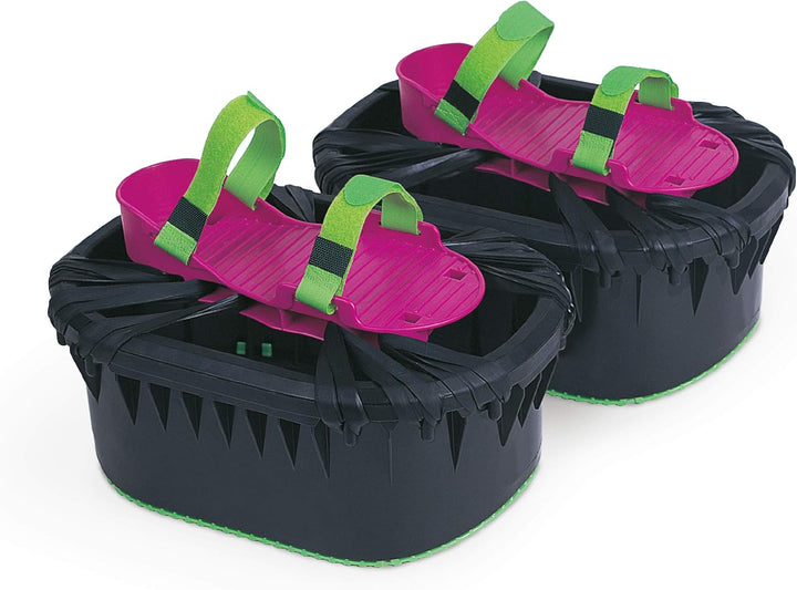 Stay Active MOON Shoes Strap on self Centering Foam Shoe, Non-Skid - mini Trampolines for feet: Indo