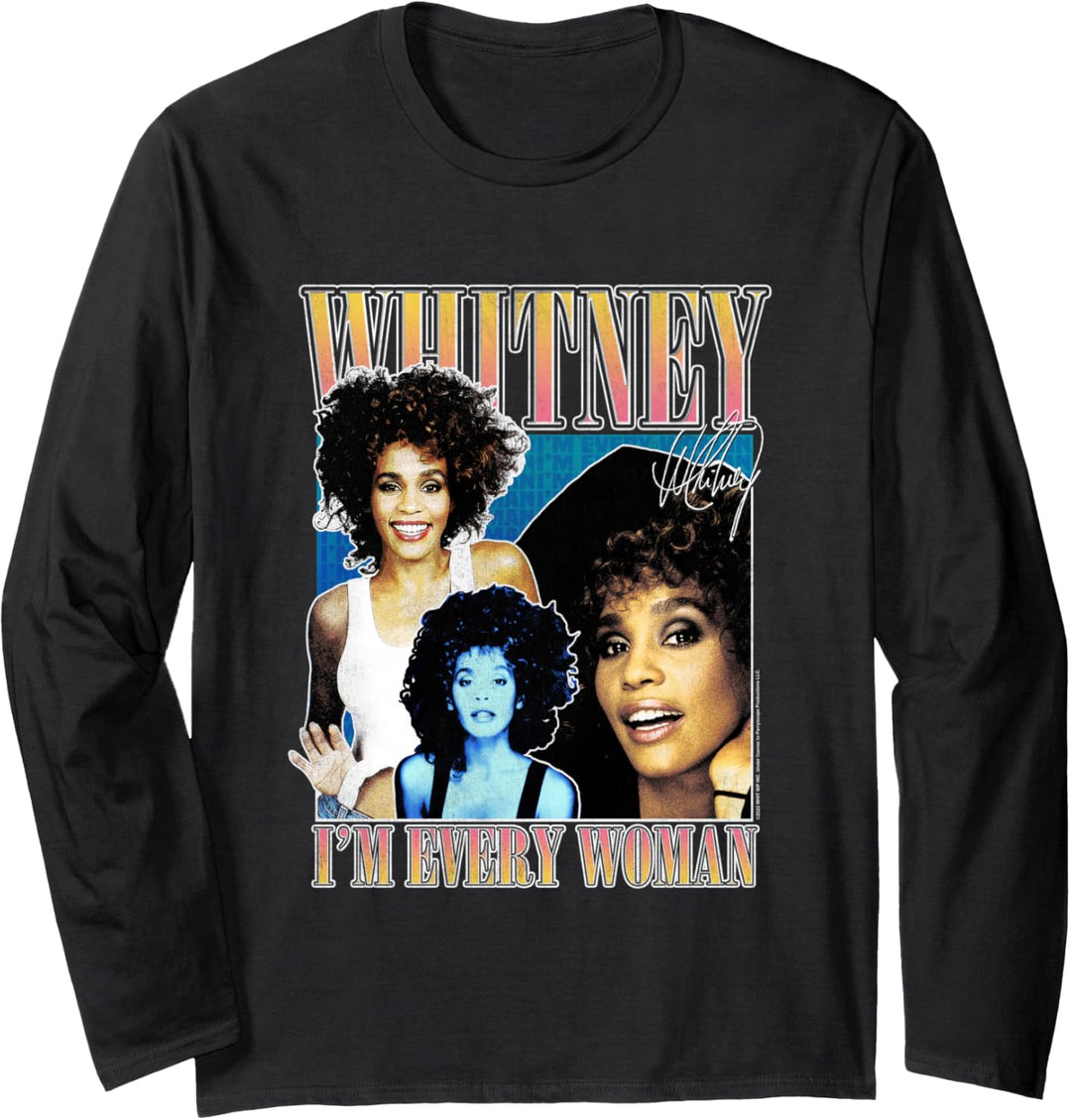 Whitney Houston Every Woman Langarmshirt