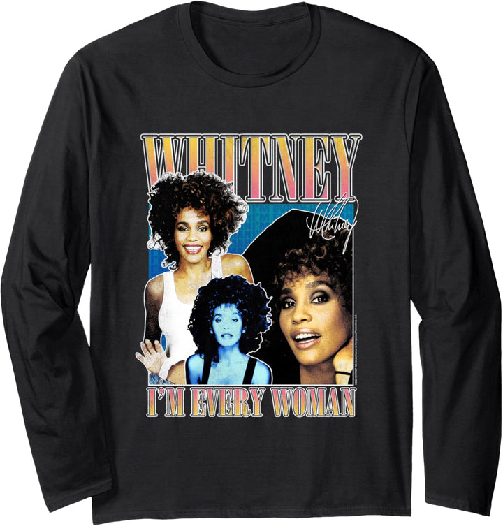 Whitney Houston Every Woman Langarmshirt