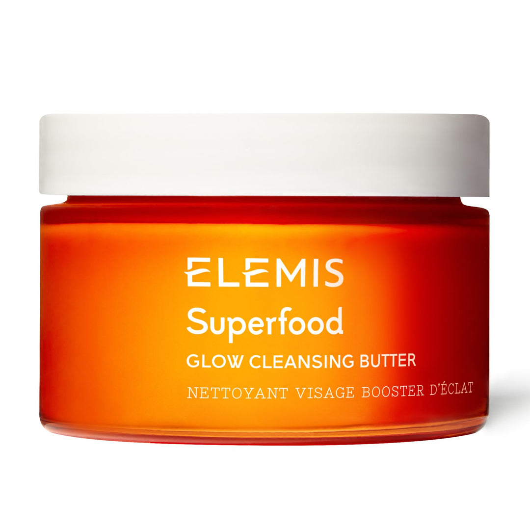 Elemis Superfood Glow Cleansing Butter, Pumpkin Glow Facial Cleanser, Cleanses, Brightens, Nourishes