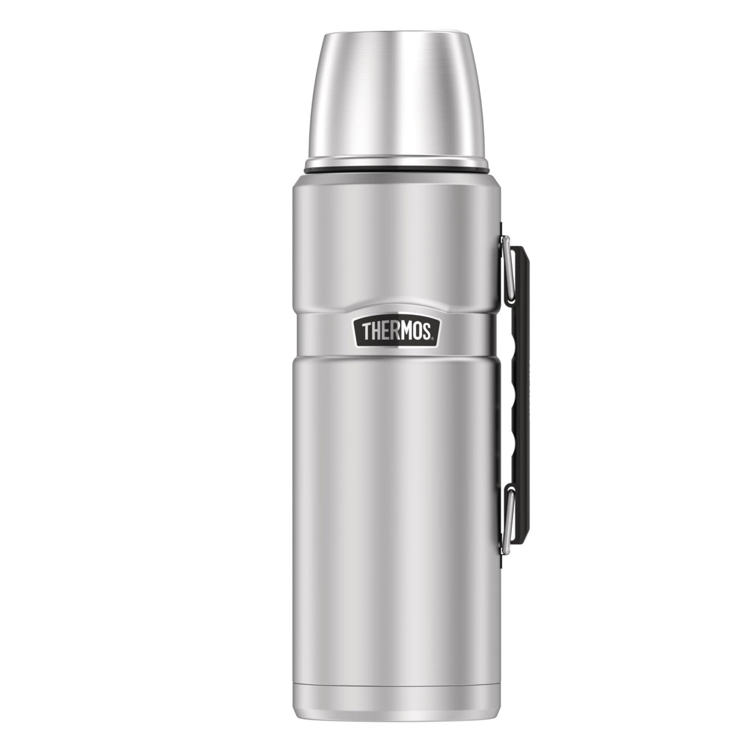 Thermos 4003.205.120 Isolierflasche Stainless King, 1,2 L, Edelstahl mattiert Edelstahl 1,2 l mit Gr