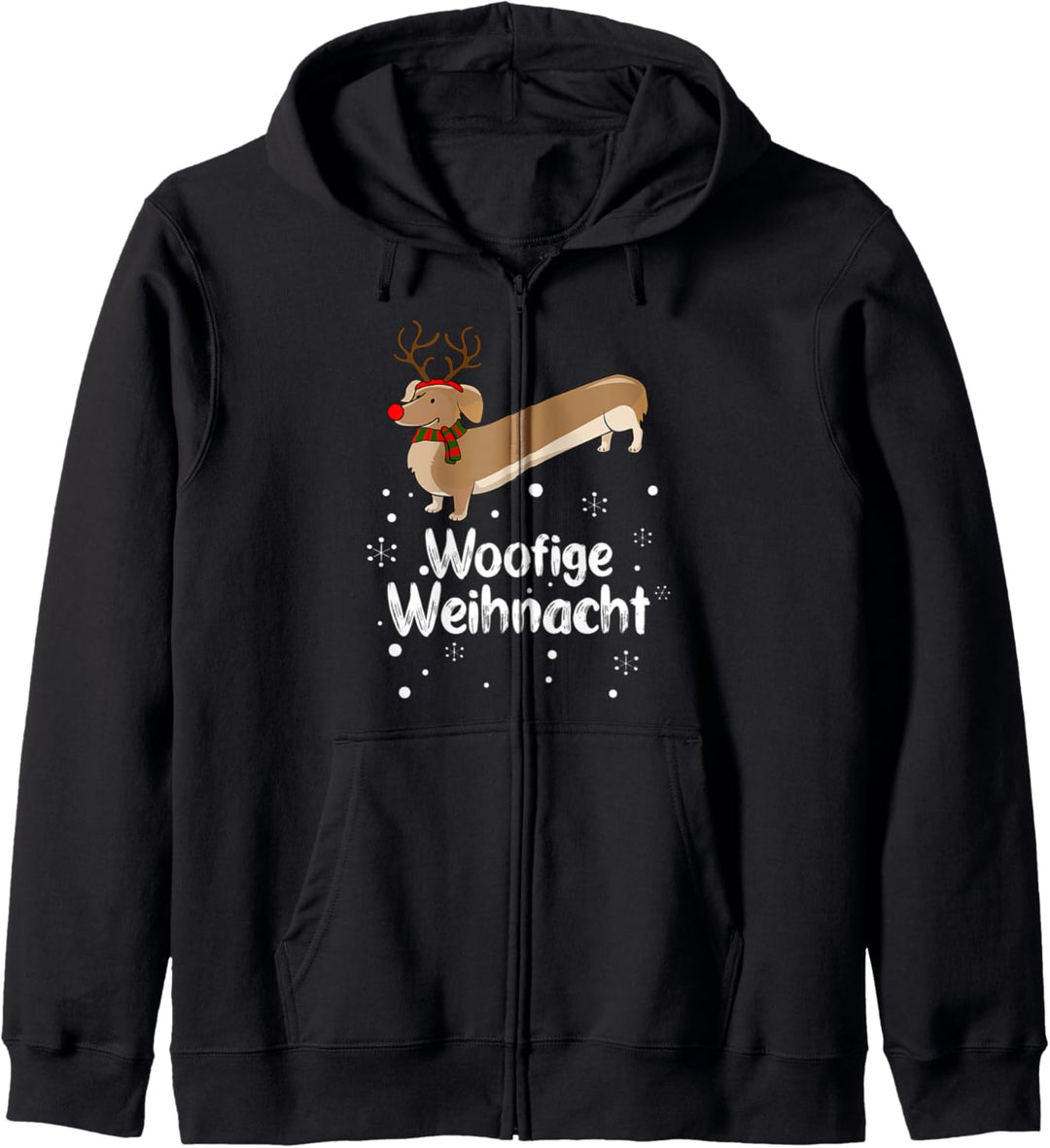 Christmas Geschenk Dackelfreunde Weihnachten Dackel Kapuzenjacke