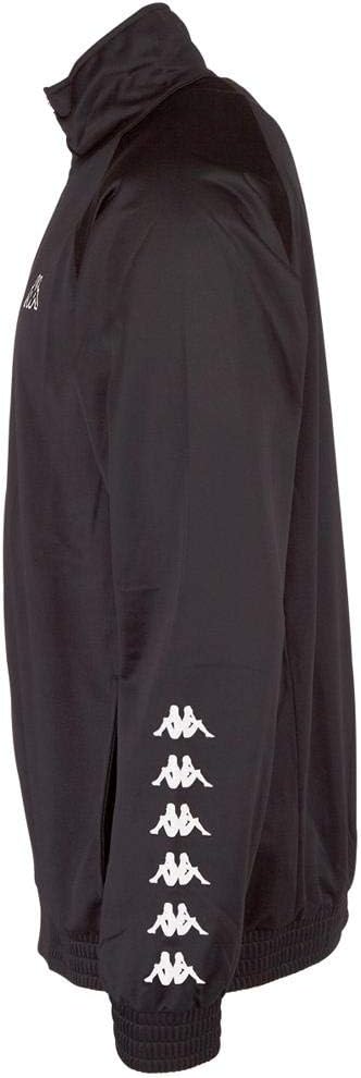 Kappa Tracksuit Till Men I Trainingsanzug für Herren I Ideal für Sport & Freizeit I 005 black L, 005