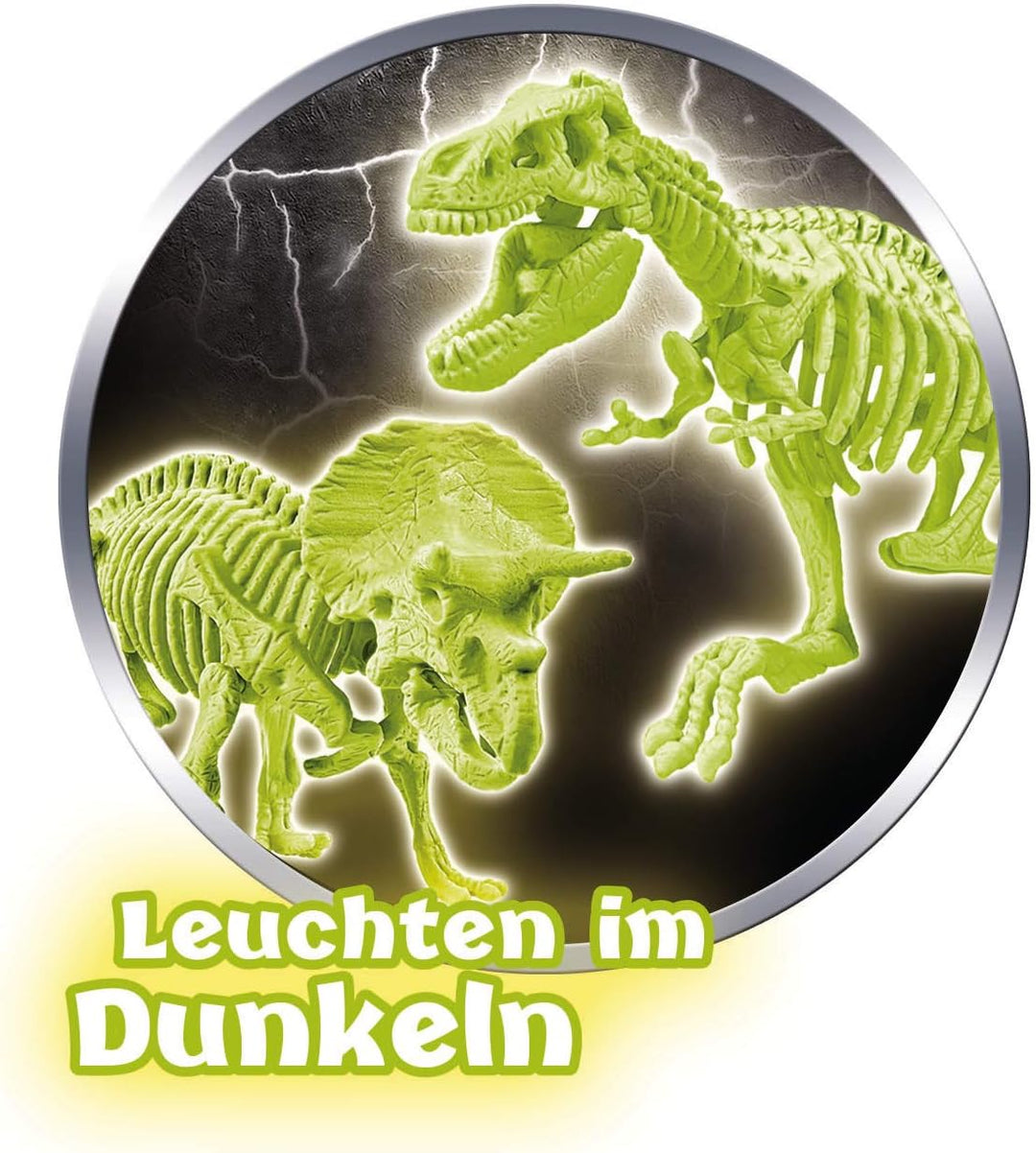 Clementoni 69408 Galileo Discovery Ausgrabungs Set T Rex und Triceratops, Spielzeug für Kinder ab 7