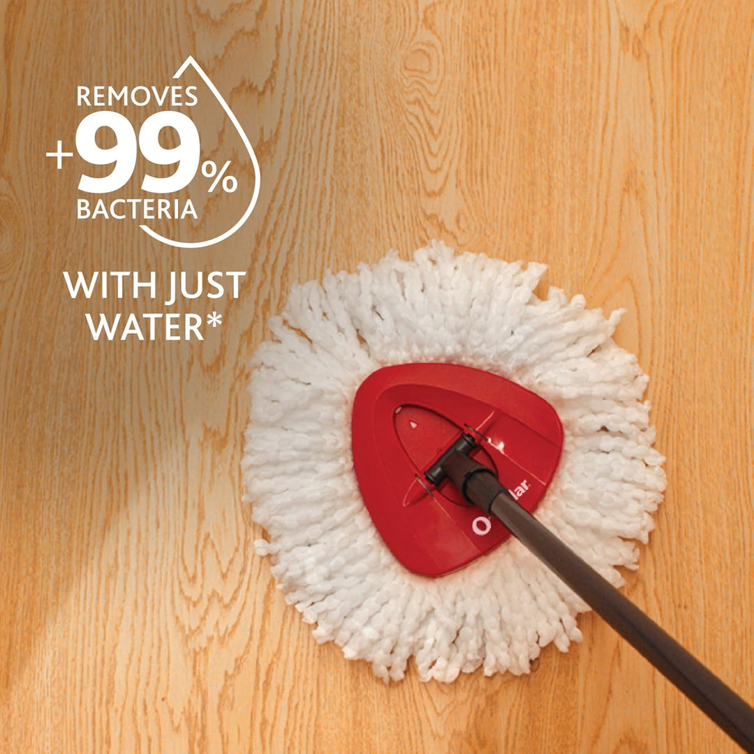 O-Cedar Mop und Eimer Frustfreie Verpackung Microfiber Floor Cleaning System Spin Mop and Bucket wit