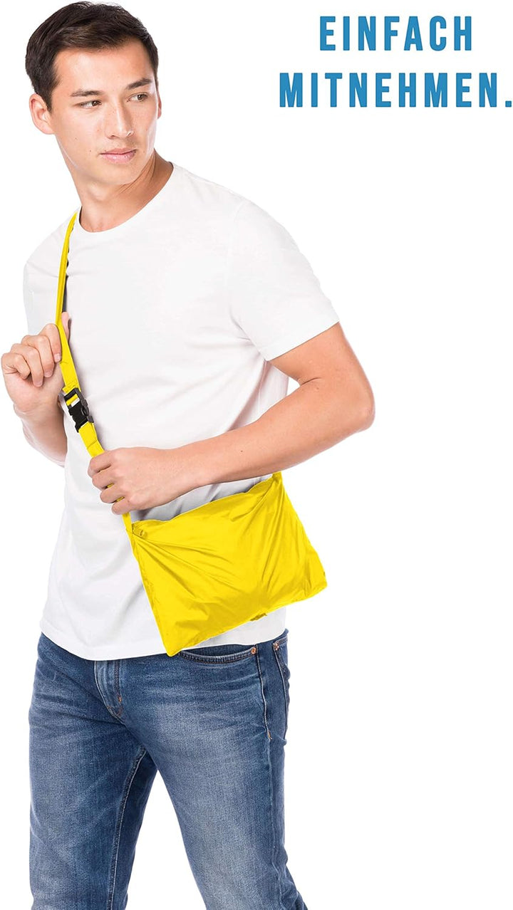 HOCK - DAS ORIGINAL und echter TESTSIEGER* - Fahrrad Regenponcho mit Kapuze - Fahrradponcho Wasserdi