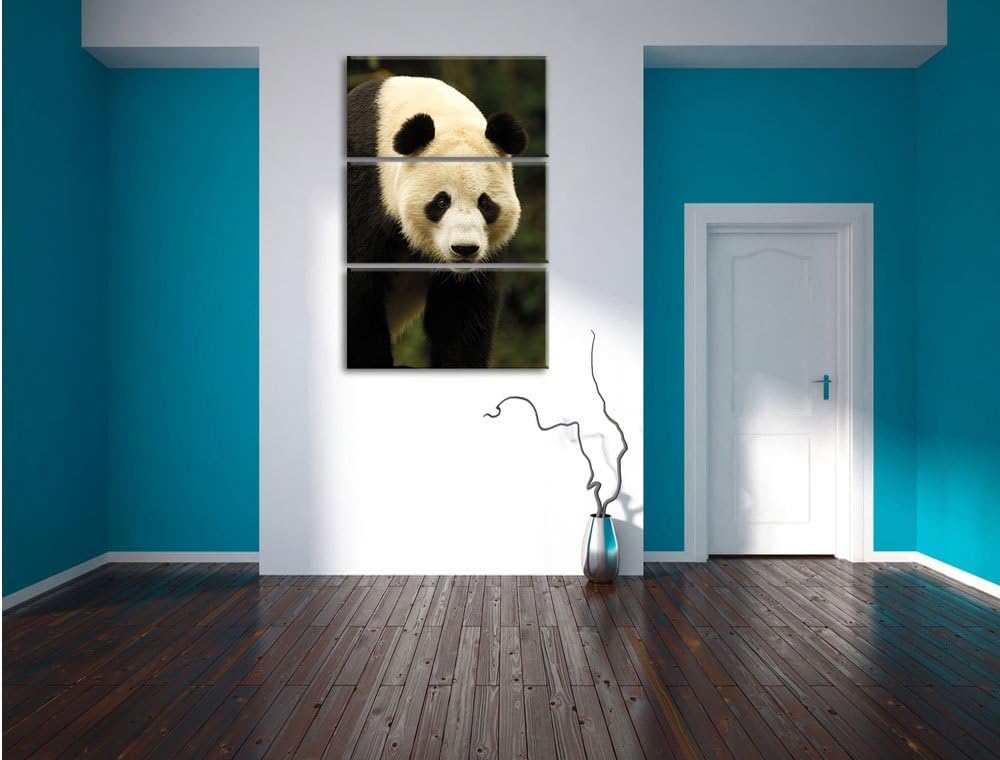 Pixxprint Leuchtturm mit Robben als Leinwandbild/Grösse: 3 Teilig (120x80) / Wandbild/Kunstdruck/fer