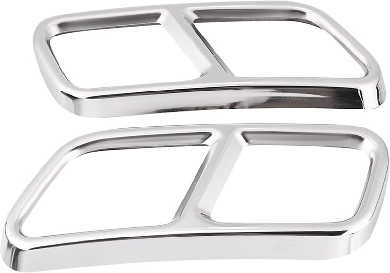 Auspuff-Abdeckungen, 1 Paar Hintere Auspuffrohr-Abdeckungsblenden f¨¹r Benz GL X166 13 15 S R-Klasse