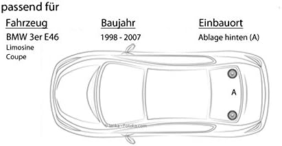 BMW 3er E46 - Lautsprecher Boxen Pioneer TS-G1720F - 16,5cm 2-Wege Koax Koaxiallautsprecher Auto Ein