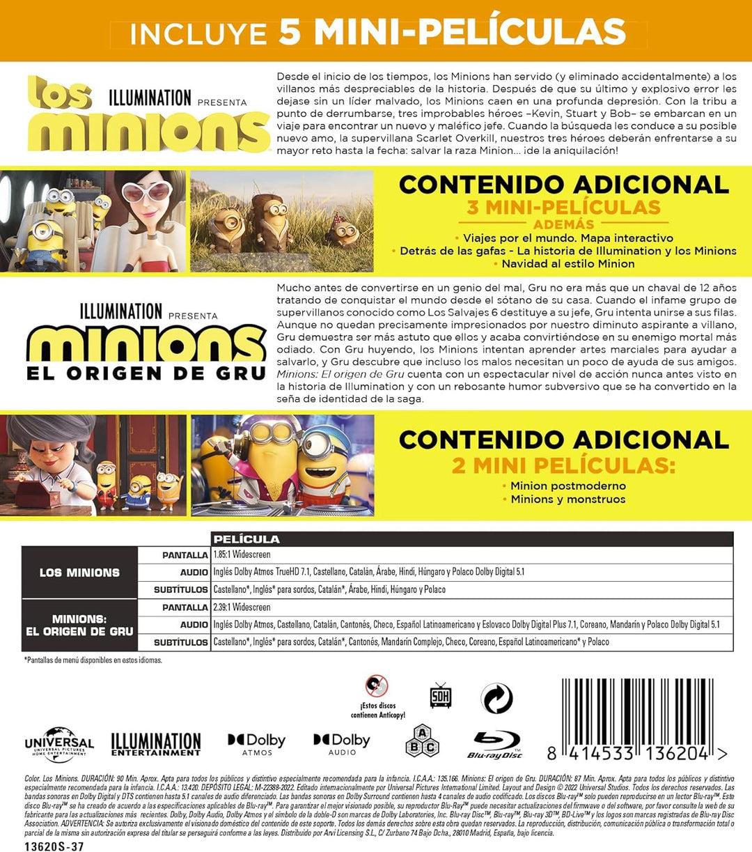 Minions pack 1-2 - BR