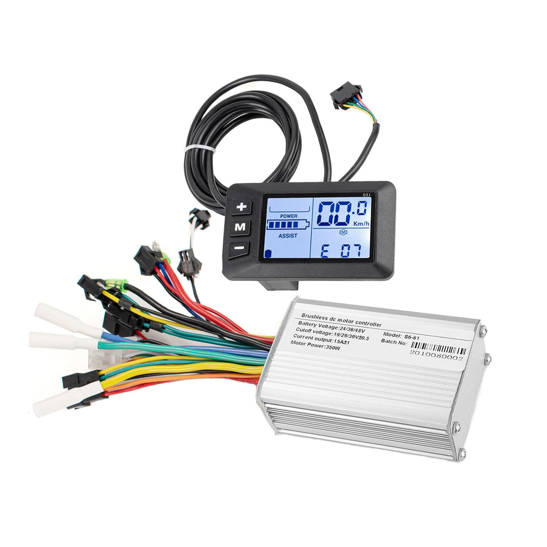 Kunray 24-48V 350W Brushless Motor Controller Mit LCD Anzeige Dualmodus Ebike Controller 24V 17 Ampe