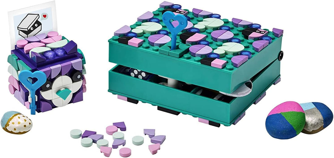 LEGO DOTS Secret Boxes 41925 DIY Craft Decorations Kit; Makes a Creative Gift for Kids Who Want to M