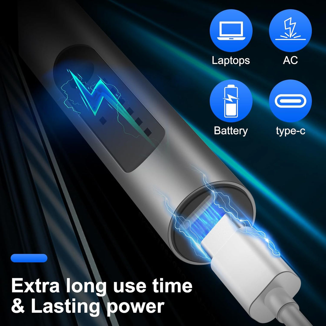 Euakee USB wiederaufladbarer Gravierstift, Mini Electric DIY Engraver Cordless Rotary Tools, tragbar