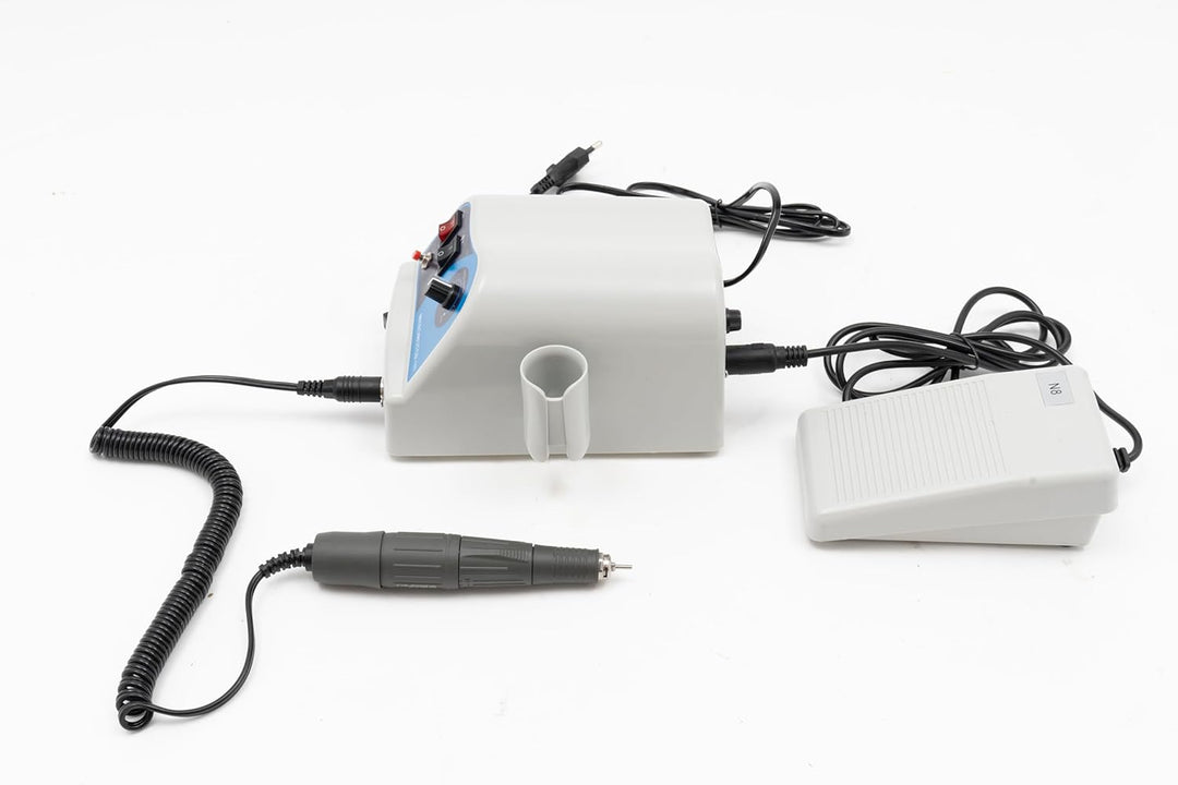 60W 45000rpm Laborschmuck-Mikromotor Fusspedal Steuerung Elektro Micromotor Poliermaschine Manuelle