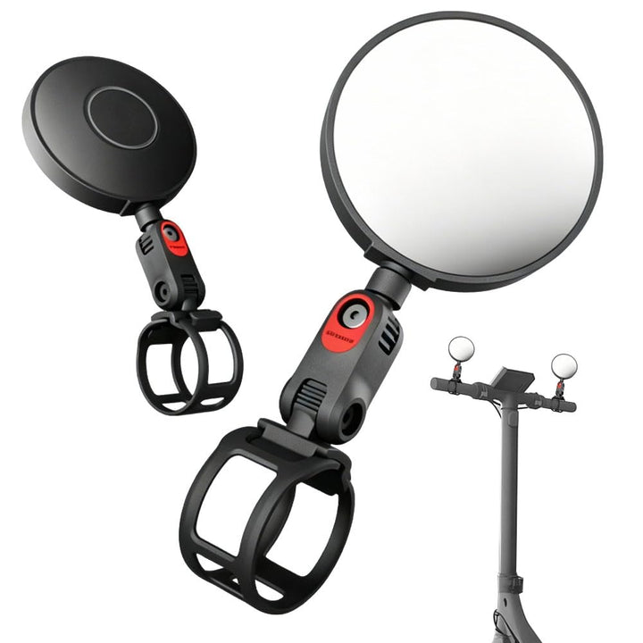 2 Stück Rückspiegel für Roller, Verstellbare Rückspiegel, E-Scooter Rückspiegel, 360° Verstellbarer