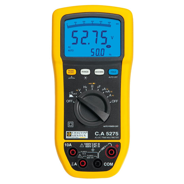 Chauvin Arnoux P01196775 C.A 5275 Digitalmultimeter, schwarz und gelb