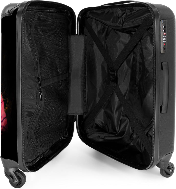 NoBoringSuitcases.com Hartschalenkoffer, Reisekoffer, Reisetasche mit Rollen, Koffer Mittelgross, Tr