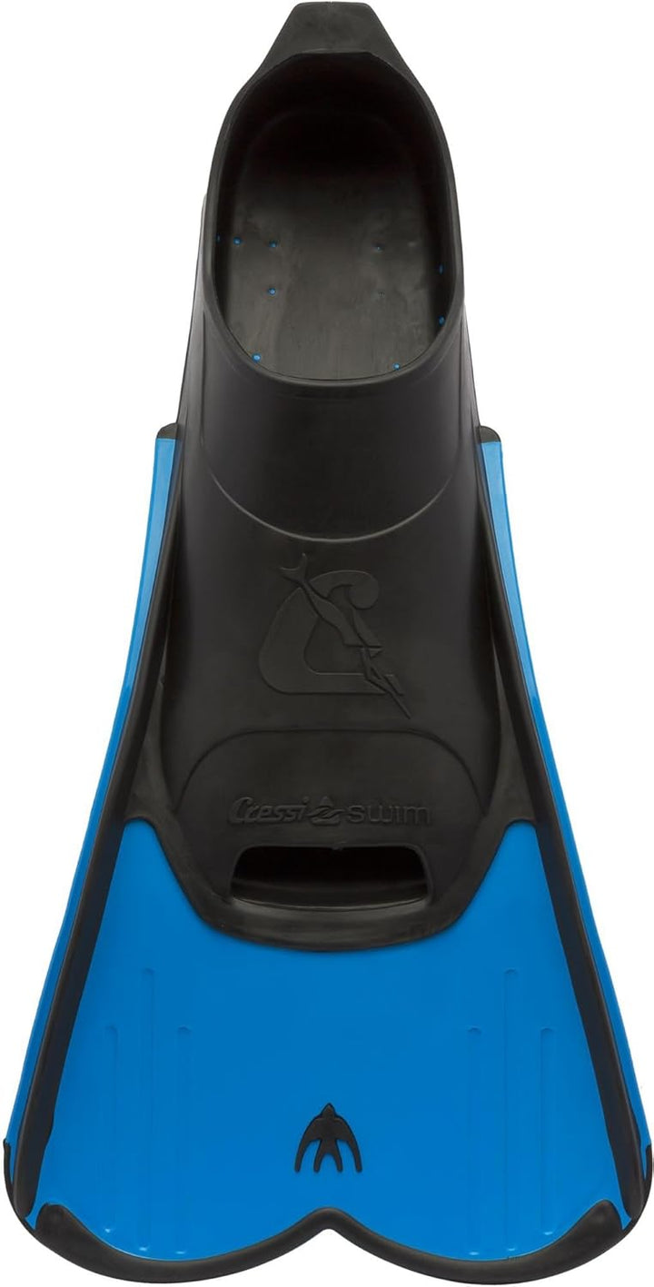 Cressi Light Fins-Kurze Flossen Zum Schnorcheln Schwimmen, Wassertraining, Verfügbar für 31/32 Blau/