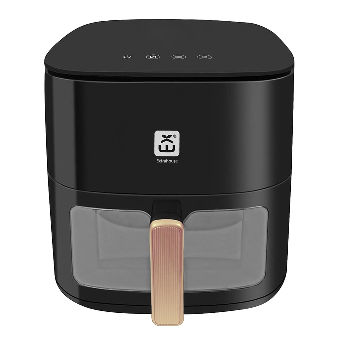 Heissluftfritteuse 7L, XXL Luftfritteuse ohne Öl mit Sichtfenster, Touchscreen, 1800W, 8 Voreinstell