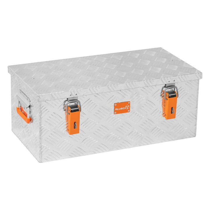 alubox Werkzeugkiste Riffelblech ABX-RL45 Aluminium 1,5mm Werkzeugkiste leicht und robust 45 Liter 0