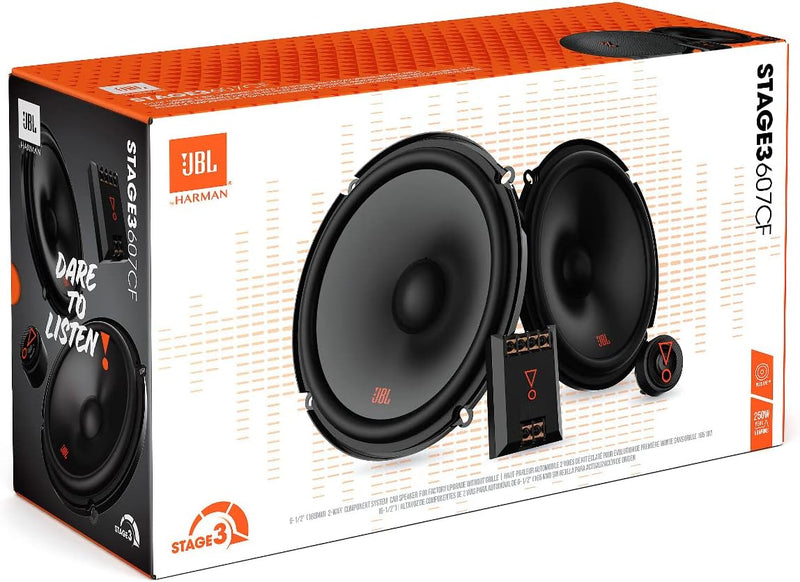 JBL Stage3 607CF 2-Wege Auto Soundsystem - 250 Watt Komponenten Pro Sound Auto Lautsprecher Boxen Se