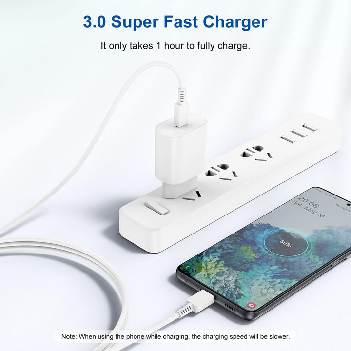 USB C Ladegerät, Schnellladegerät 25w mit 2M Kabel, Ladekabel USB C mit Netzteil,Typ C Schnellladege
