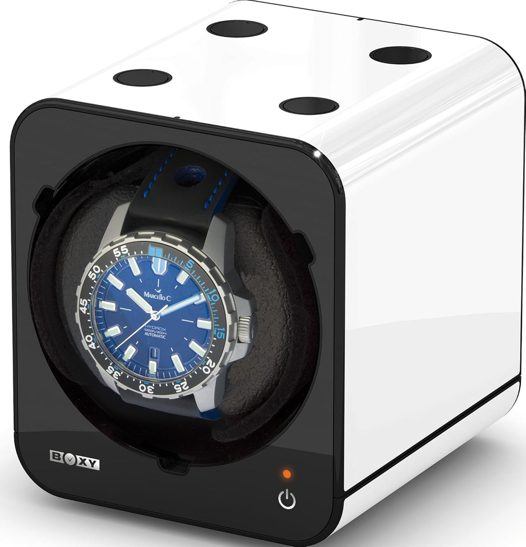 Boxy Uhrenbeweger 309396 Ziegelstein Fantasie, Weiss