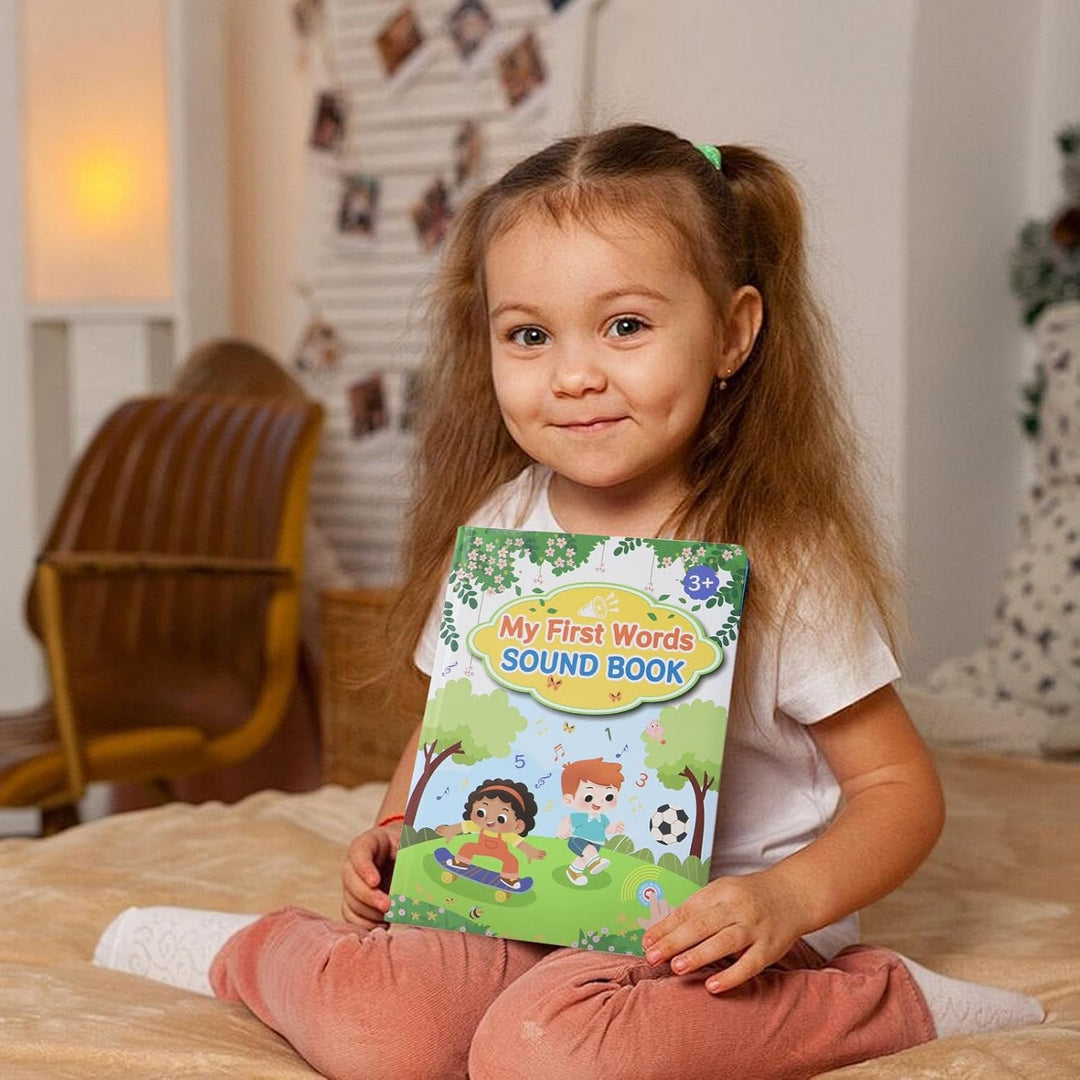 First English Words Book Sound, interaktives sprechendes Lernbuch, pädagogische Sprechbücher, Vokabe