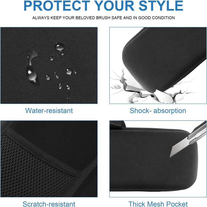 Tragetasche Kompatibel mit Dyson Airstrait Haarglätter(EU-Version), Upgrade-Kapazität Hardshell Eva