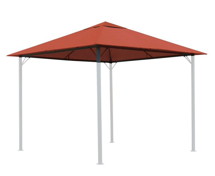 QUICK STAR Ersatzdach für Garten Pavillon 3x3m Terra Antik Pavillondach Ersatzbezug 3 x 3 m - 180g/m