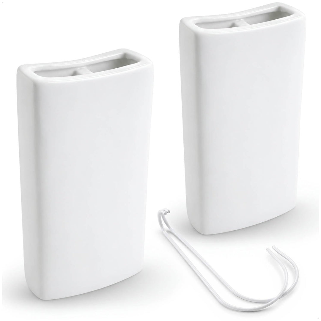 com-four® 2x Luftbefeuchter Heizung, Heizkörper Luftbefeuchter | Heizung Wasserverdunster aus Kerami