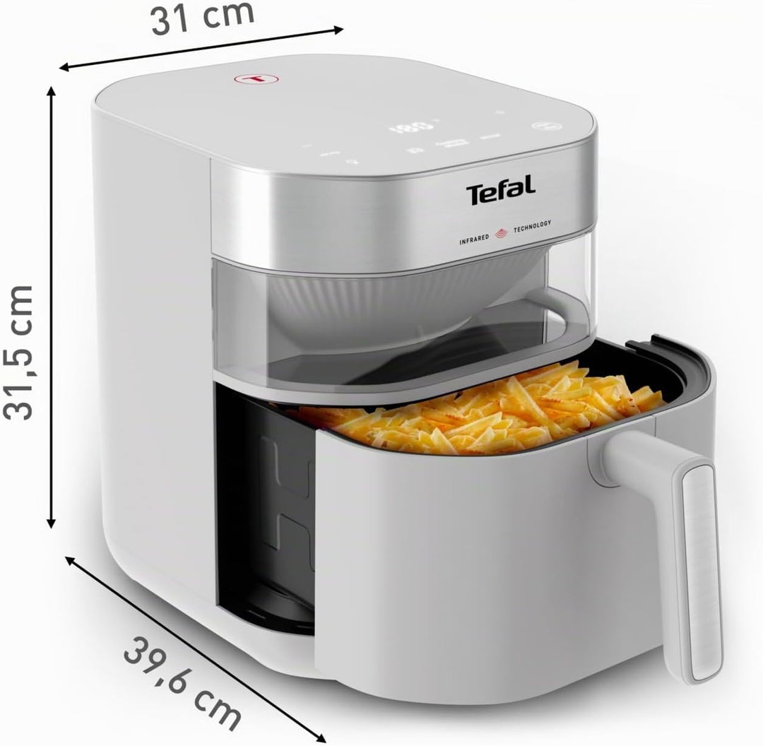 Tefal Easy Fry Infrared Heissluftfritteuse, bis zu 99% weniger Fett, Infrarottechnologie, 7 Liter, d