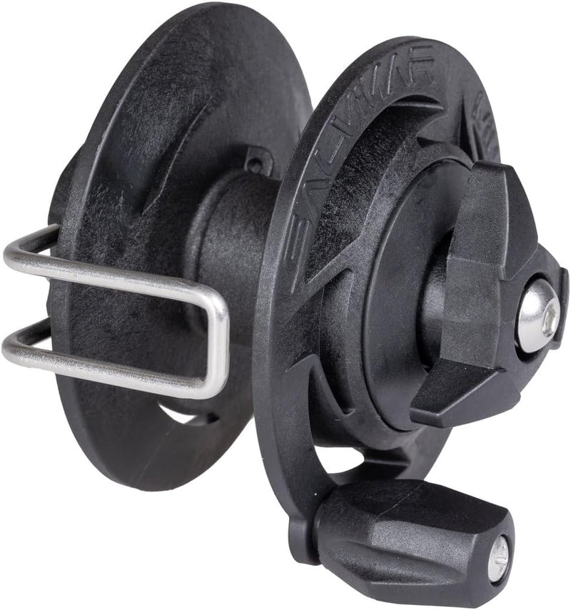 SALVIMAR Unisex-Adult Mini Reel 50 Angelrolle für Arbalete, Schwarz, Capacity 50mt x1,5mm