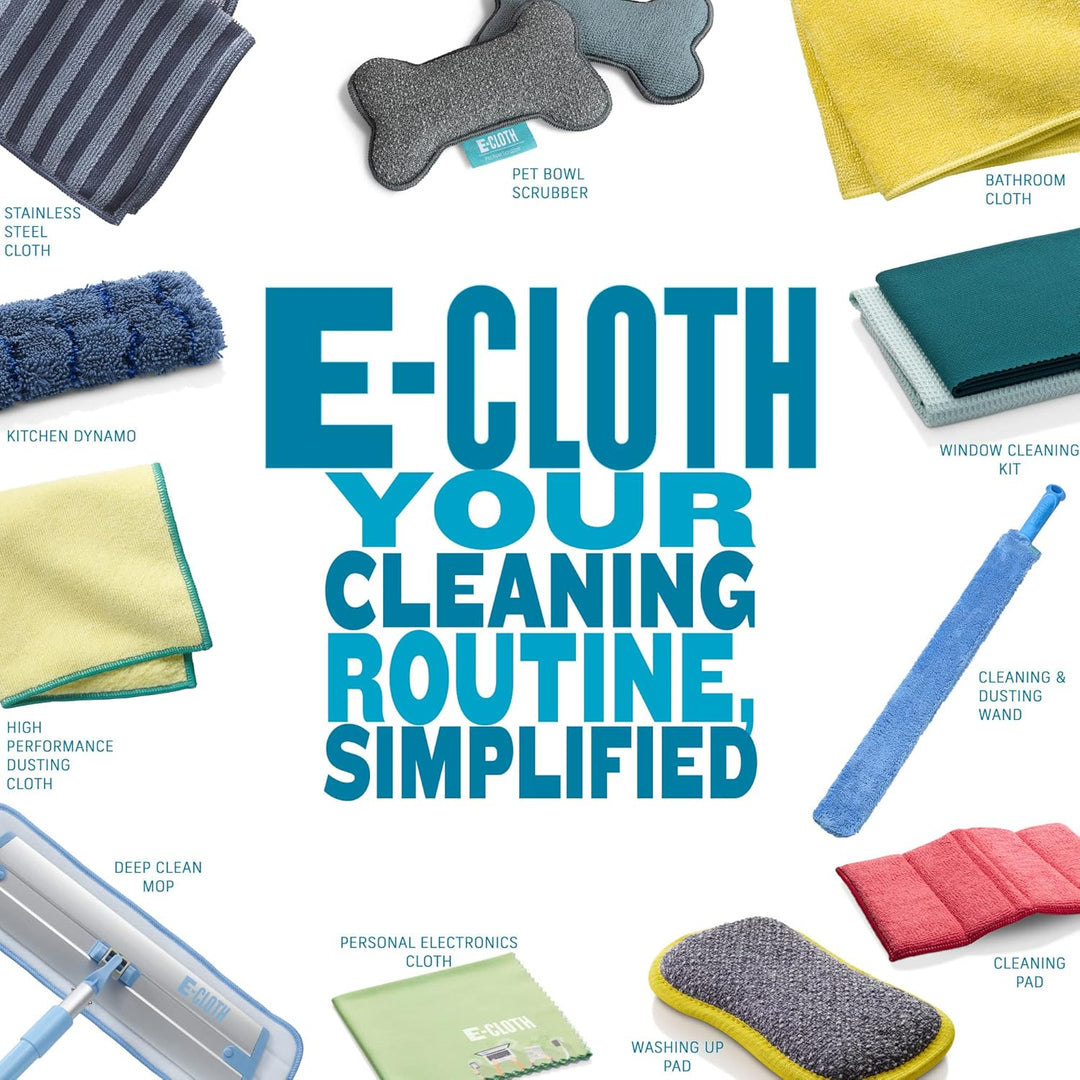 E-Cloth Mehrzwecktuch, Mikrofaser, Blau, 10er Pack Standard Packaging Blue - 10 Pack, Standard Packa