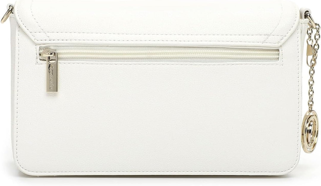 Tamaris Umhängetasche TAS Kim 34271 Damen Handtaschen Uni Weiss Einheitsgrösse, Weiss Einheitsgrösse