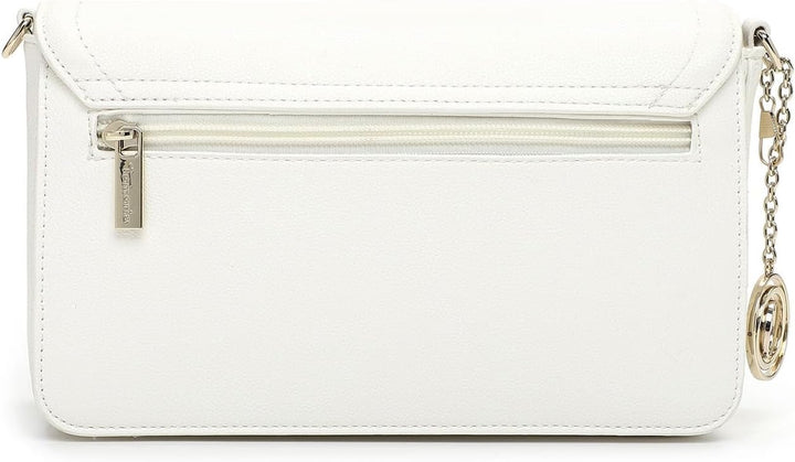 Tamaris Umhängetasche TAS Kim 34271 Damen Handtaschen Uni Weiss Einheitsgrösse, Weiss Einheitsgrösse