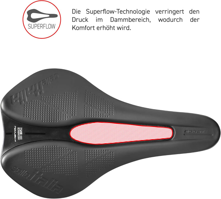 Selle Italia Unisex – Erwachsene Novus Evo Sättel Einheitsgrösse Black 21, Einheitsgrösse Black 21