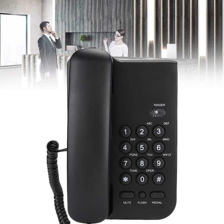 Hoteltelefon, KX-T3026CID Festnetztelefon Tragbares Englisches Telefon für das Home Office des Hotel
