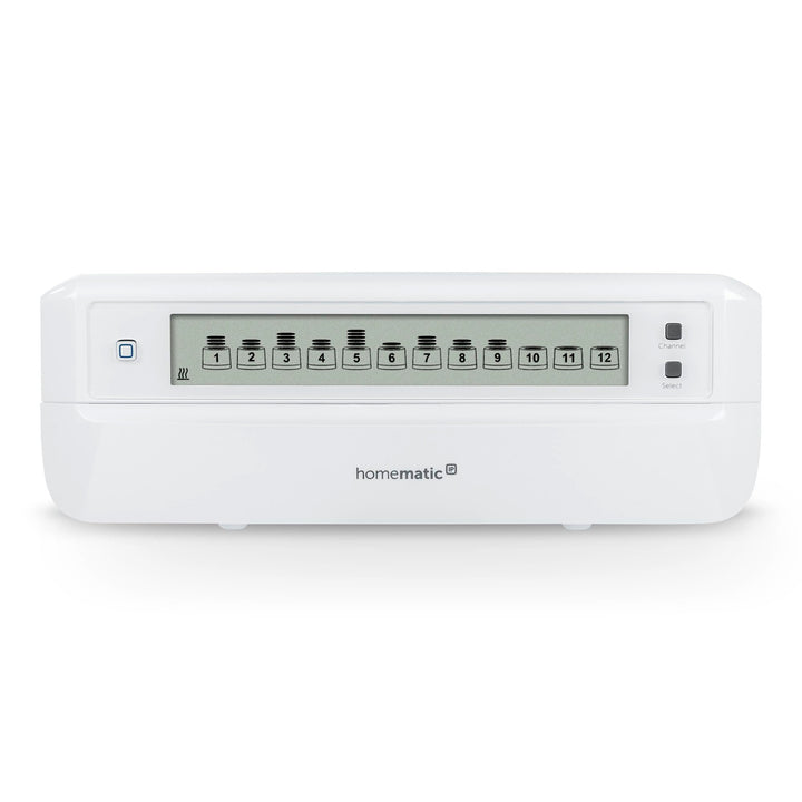 Homematic IP Smart Home Fussbodenheizungscontroller – 12-fach, motorisch, digitale Steuerung Fussbod
