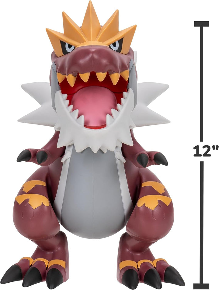 Pokemon PKW3422 - Epic Figure Monargoras, offizielle bewegliche Figur, 30 cm
