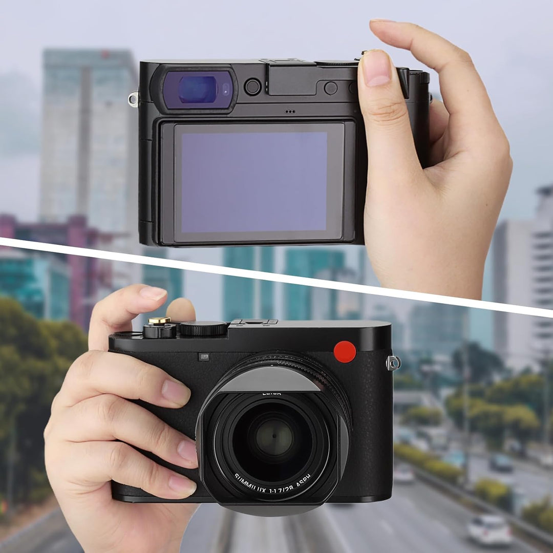 Daumen-Up-Griff aus Metall für Leica Q3 Q3 43 Kamera-Zubehör Haoge THB-Q3B Blitzschuh Daumenauflage