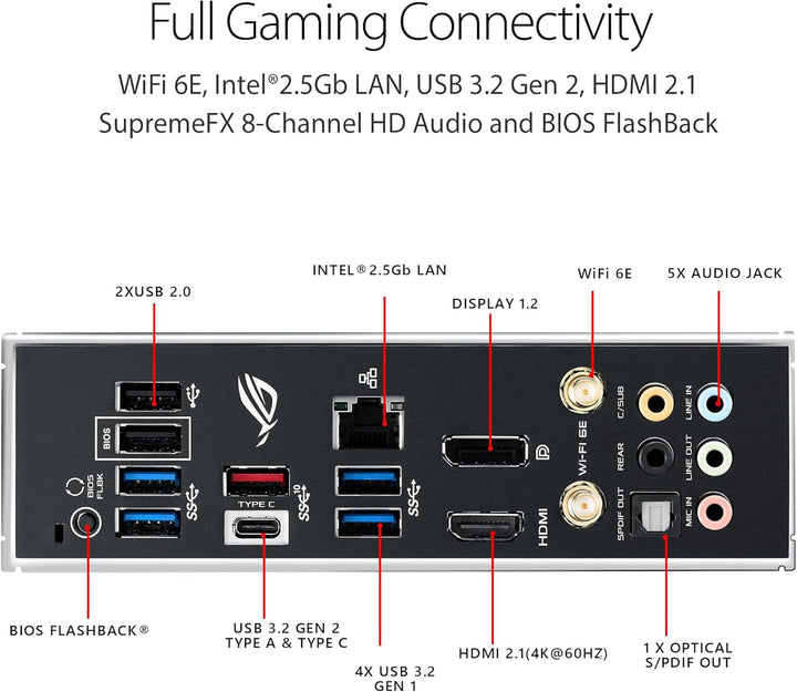 ASUS ROG Strix B550-F Gaming WI-FI II Mainboard Sockel AMD AM4 F Gaming WiFi II, F Gaming WiFi II