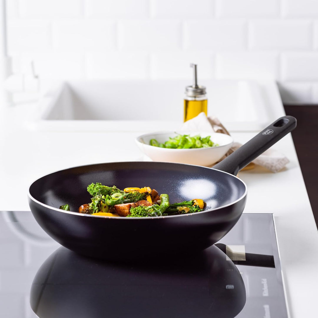 GreenChef Tones Keramik-Antihaft-Wokpfanne, 28 cm, Induktion, PFAS-frei, Spülmaschinenfest, Ofenfest