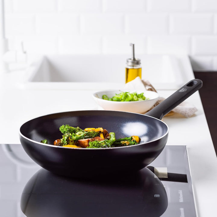GreenChef Tones Keramik-Antihaft-Wokpfanne, 28 cm, Induktion, PFAS-frei, Spülmaschinenfest, Ofenfest