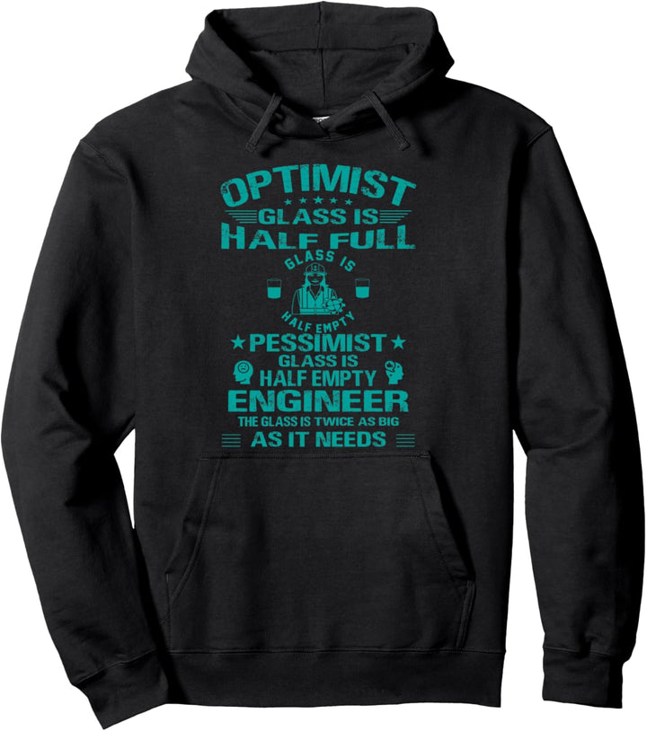 Lustige Elektroingenieur halb leer Geschenk Pullover Hoodie